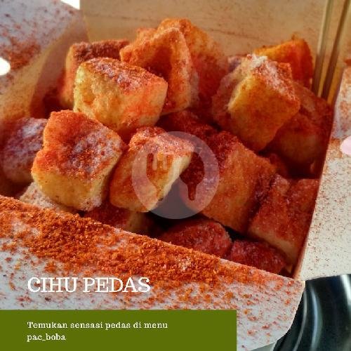 Pangsit + Tahu Bakso + Bakso Kcl menu Dalgona Pac Boba, Perum BRI