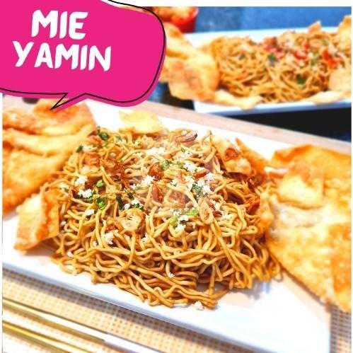 Mie Ayam Yamin menu Mie Ayam Bawain, Kayuringin