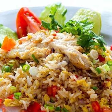 Nasi Goreng Teri Medan menu Nasi Goreng Enda, Delima Raya