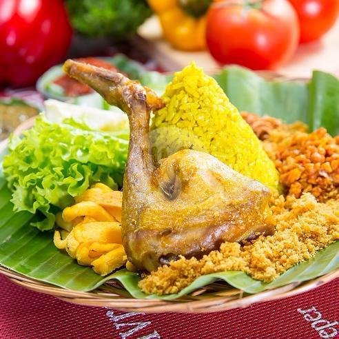 Ayam Kampung Utuh Frozen menu Nasi Kuning Plus Plus, Kelapa Kopyor