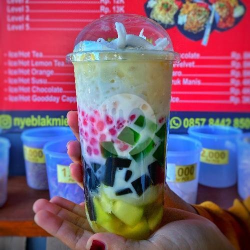 Seblak Original Level 1 menu NYEBLAK MIE TEH DEWI, Rogojampi, Pengatigan