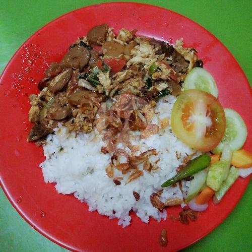 Nasi Goreng Mawut Ayam menu Nasi Goreng Gila Mas Nauval, Pasar Baru
