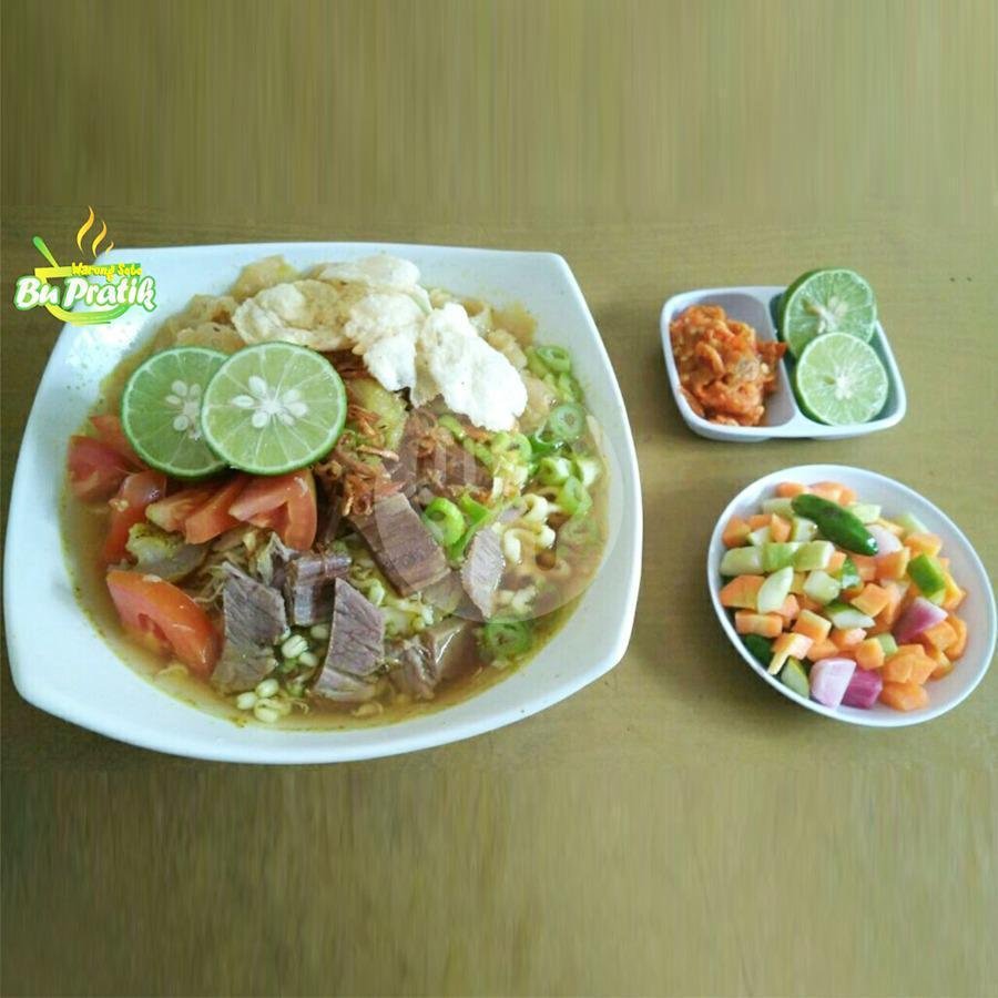 Tauto Pekalongan menu Warung Soto Bu Pratik, Cengkareng