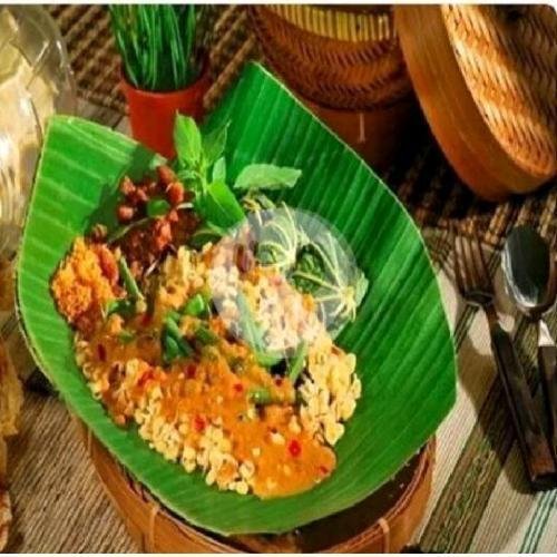 Nasi Pecel Ayam + Free Air Mineral menu Pecel Bu Kus, Barata Jaya