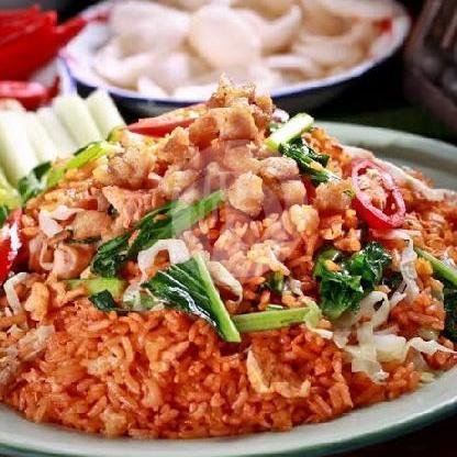 Nasi Goreng Merah Porsi Double menu Nasi Goreng Pakde Blangkon, Blimbing