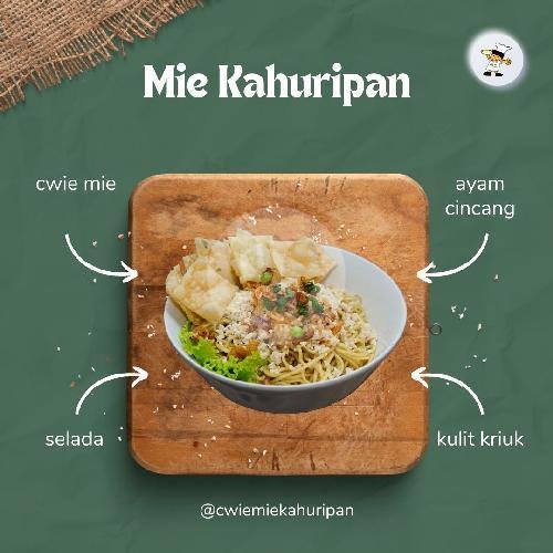 Pangsit Mie Kahuripan menu Cwie Mie Kahuripan