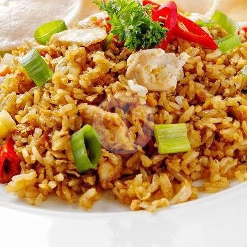 Nasi Goreng Ati Ampela + Mineral menu Nasi Goreng Kambing Ortega, Kramat Sentiong