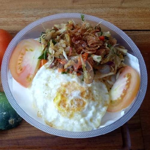 Nasi Oseng Ati Ampela + Telur menu Soto Bu Asih, Kaliurang