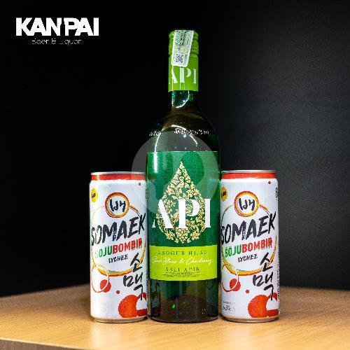 Combo Drumaraja Red menu Kanpai Beer & Liquor, Anggur, Regol