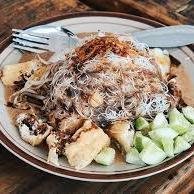 Gado Gado menu Ketoprak dan Lotek Bang Rojali, Mlati