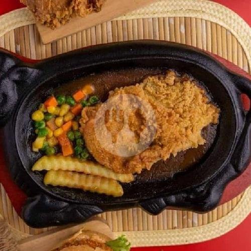 Perkedel menu Rocket Chicken, Titibumi