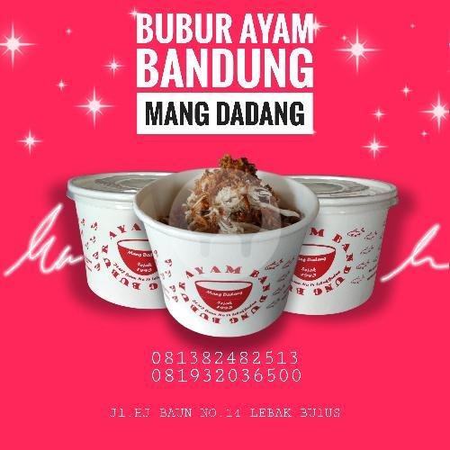 Bubur Ayam 1/2 Telor menu Bubur Ayam Bandung Mang Dadang, Lebak Bulus