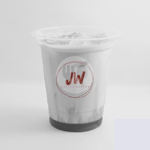 Iced Blue Lagoon Latte menu JW Coffee Garden