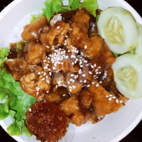 Ricebowl Ayam Katsu Teriyaki Besar menu Rasarina Ricebowl