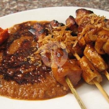 Sate Ayam Bumbu Kacang menu Kedai Sate Madura Permata, Permata Biru
