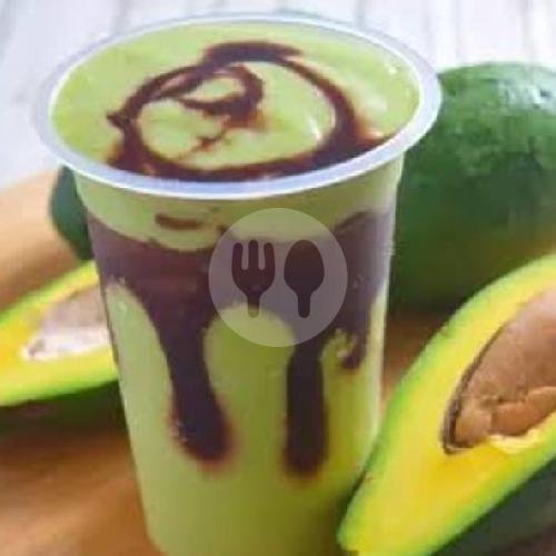 Jus Buah Mangga menu Ayam Goreng Kremes Jeng Endar, Gelong Baru Utara