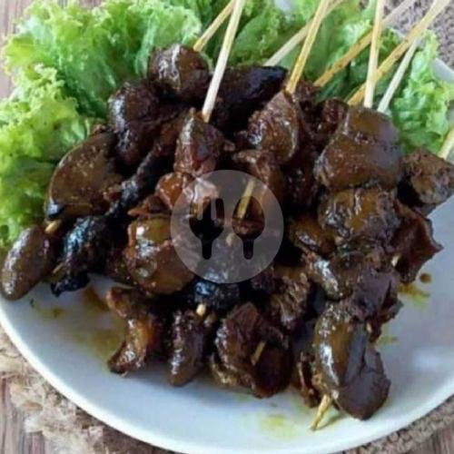 Sate Usus Ayam 10 Tusuk menu Sate Ayam Dan Kambing Bang Kamil