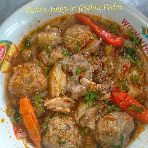 Bakso Ambyar Ttlan Pedas menu Bakso Ambyar Pak Sogol, Ngasem