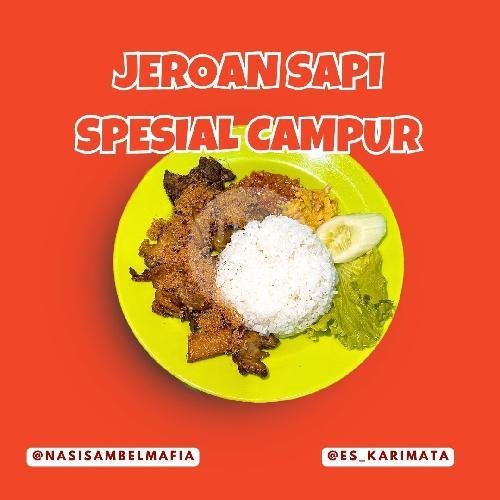 Es Shanghai Ori menu Nasi Sambel Mafia dan Es Karimata, Jl Letjend Suprapto