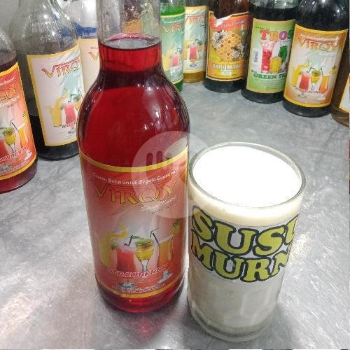 Susu Murni Lembang Rasa Vanila menu Susu murni Lembang dan roti kukus, Cisempur