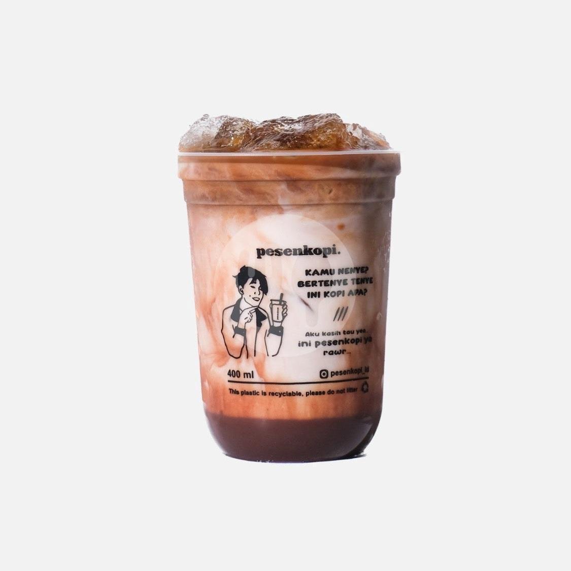 Ice Choco Cinnamon menu Pesenkopi, Sukun