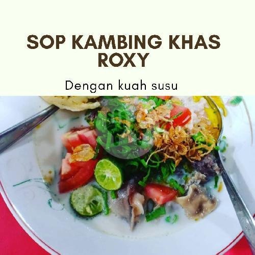 Nasi menu Selera Sop Kambing Khas Roxy, Cipayung