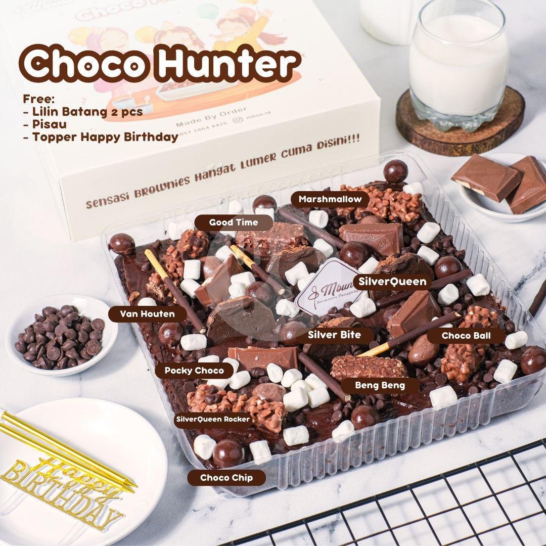 Choco Hunter menu Mbun Brownies Panggang, Palmerah Barat