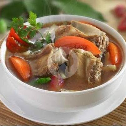 Bakso Biasa menu PeDeBeef Resto & Cafe, Gor Jayabaya