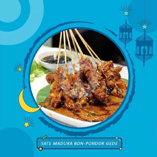 SATE AYAM PREMIUM 15 TUSUK FULL DAGING menu SATE MADURA BDN, PONDOK GEDE