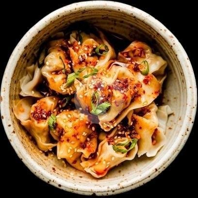 Wonton Saus Pedas menu MIE JULID, landungsari