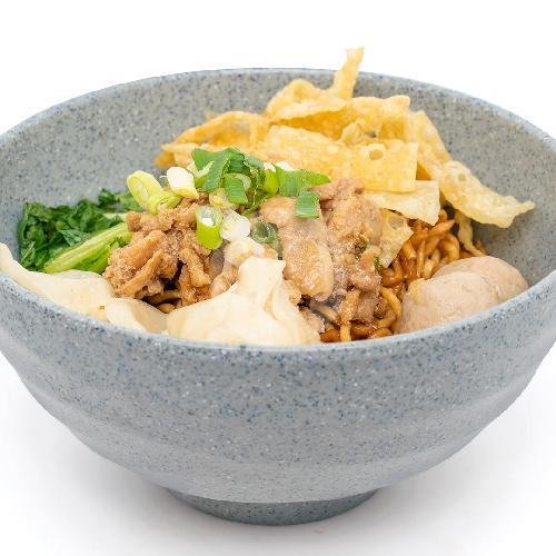 Pangsit Goreng menu Mie Ayam Bang Boy, Matraman