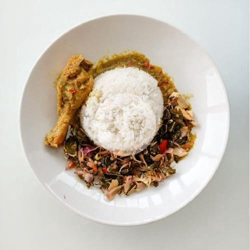 Nasi Ayam Bakar Merah menu Bangjo Klampis - Nasi Campur, Soto Betawi, Bebek Goreng, Sukolilo