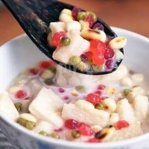 RONDE SEKUTENG (gula putih) menu Wedang Ronde, Pecenongan