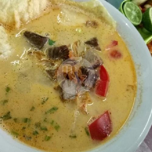 Soto Betawi + Nasi Biasa menu Nasi Uduk Betawi H Syatiri, Kebayoran Lama Syukur Nikmat