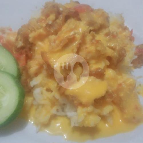Ayam Geprek Saus Keju + Saus Bbq menu Ayam Crispy Geprek Keju 'C2', Perum. Bukit Sukorejo