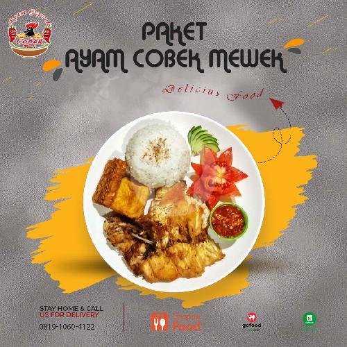 Paket Ayam Geprek Cobek Mewek menu Ayam Geprek Cobek Mewek Cimahi, Cihanjuang