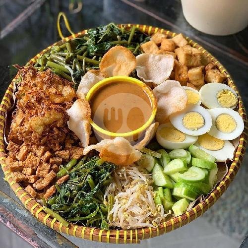 Lotek Special 2 menu Warung Ibu Yati Lotek, Citamiang