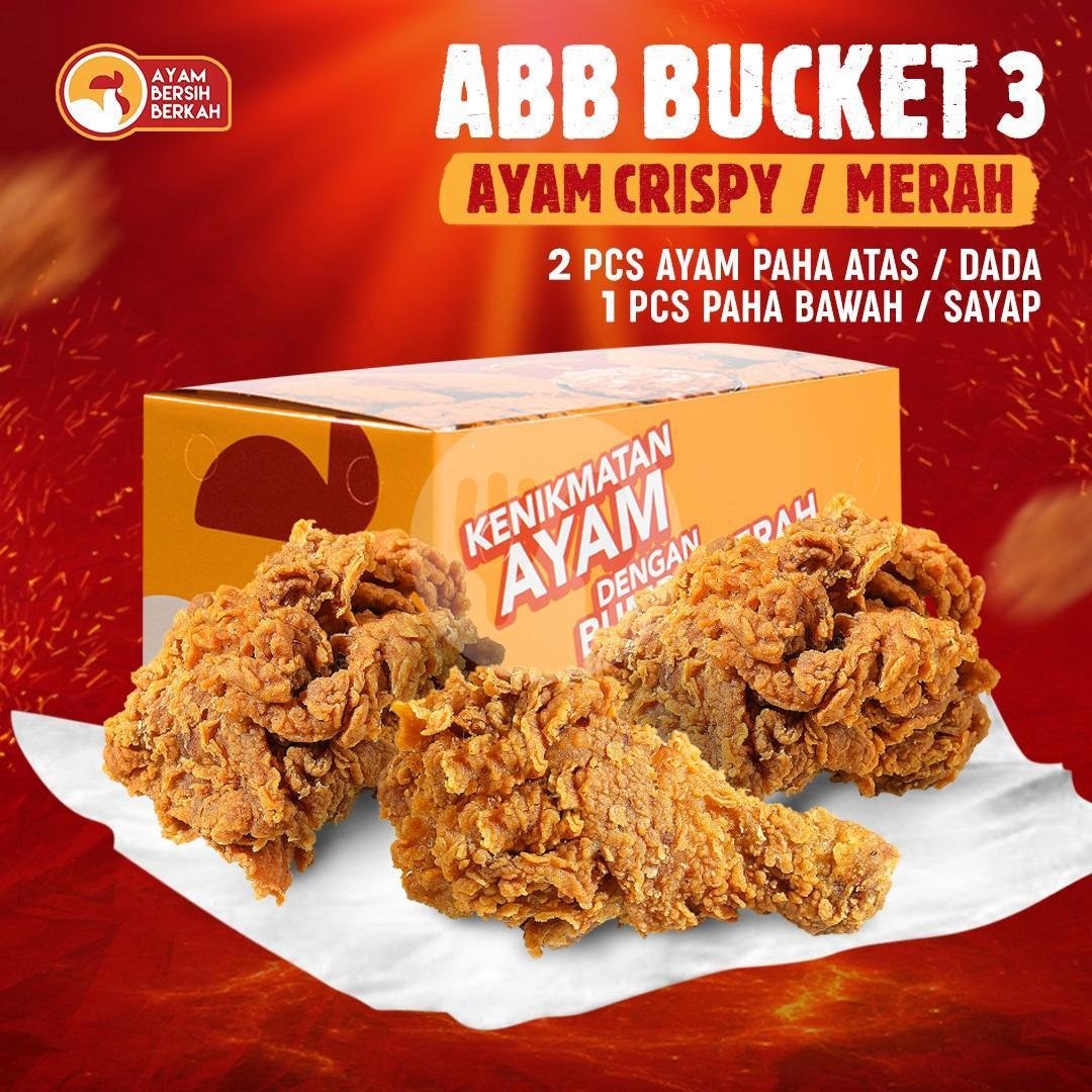 ABB Bucket 3 menu Ayam Bersih Berkah, Cijambe