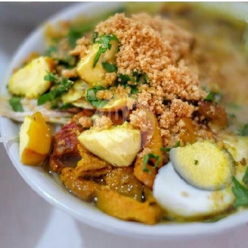 Soto Telur Muda + Brutu menu Soto Ayam Ambengan Cak Ndhut, Sewon