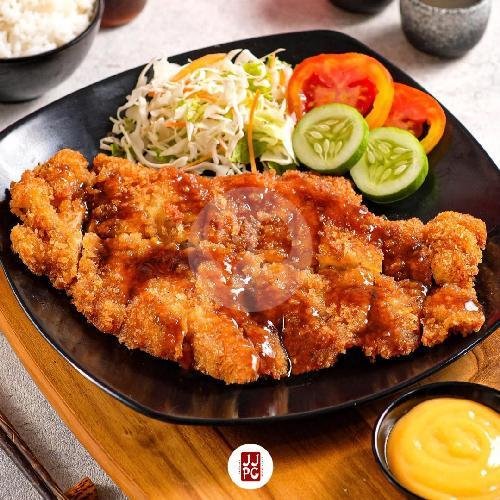Chicken Katsu (Super Besar, Super Kenyang!) + Rice menu Jejepanganjkt