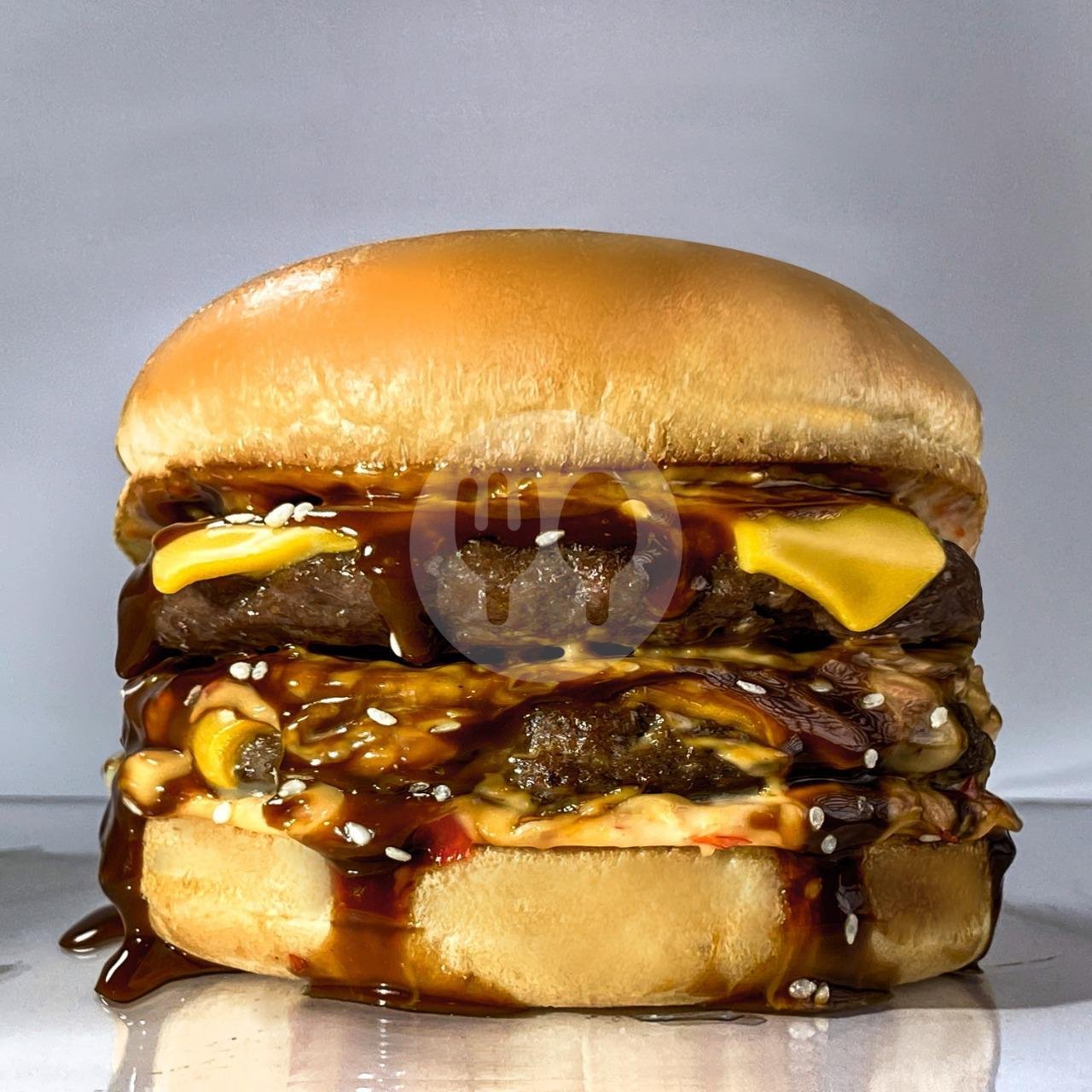 Bener 2 Smoke Bulgogi Cheese menu Burger Bener, Kelapa Gading