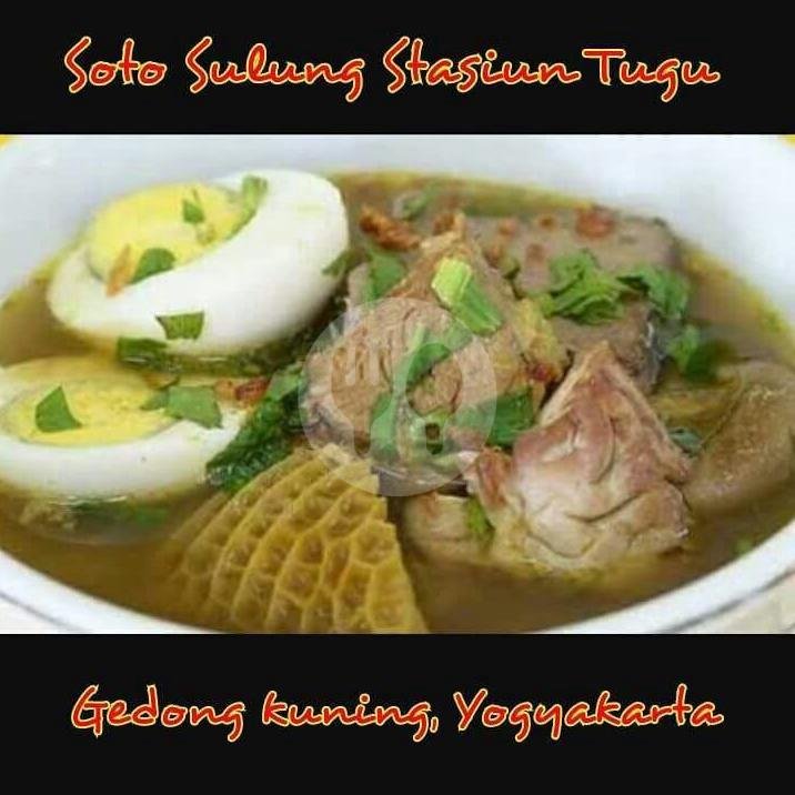 Soto Campur menu Soto Sulung Madura Cabang Stasiun Tugu, Gedong Kuning