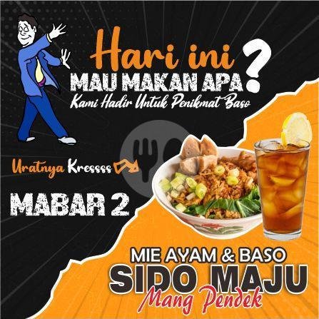 Mie Ayam + Baso menu Bakso Sido Maju Mang Pendek, Lemahwungkuk