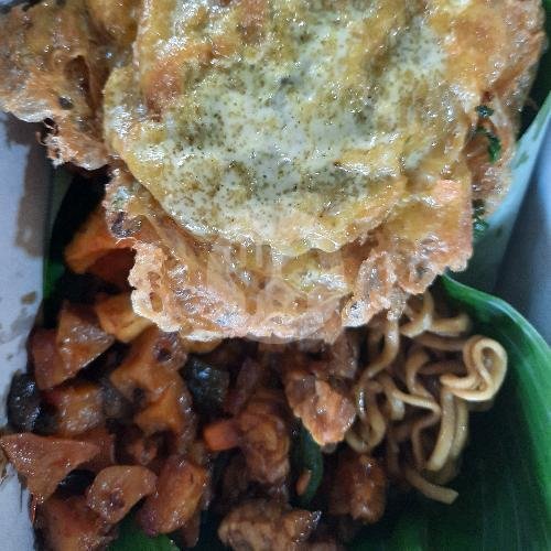 Nasi Campur Telur menu Warung Mentok, Gayungsari