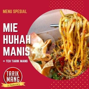 Mie Huhah Korean Spicy + Teh Tarik Mang menu Kedai Tarik Mang, Bandung Utara