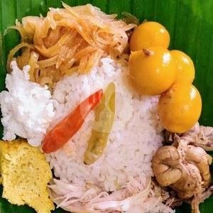 Nasi Suwir + Sayap menu NASI LIWET MBAK SINI