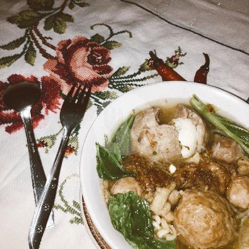 Bakso Telur Lembu Pedas menu Bakso Pak Uban, Cilandak