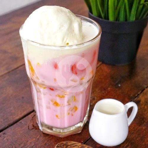 Es Bruno menu Bubur Hayam Kotabaru, Tasura