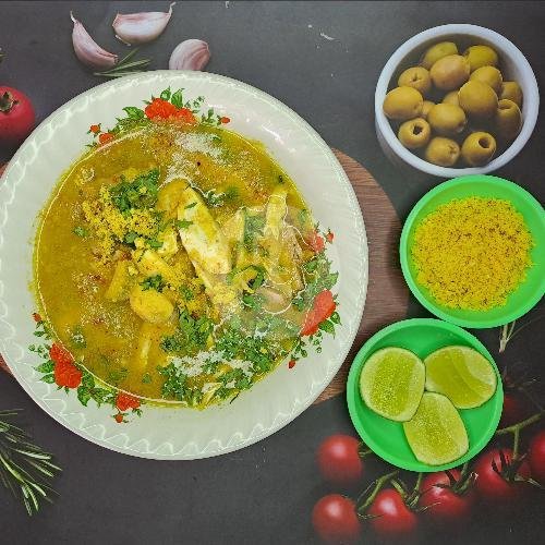 Soto Mix Brutu menu Soto Ayam Lamongan Sutomo Cak Met, Sutomo