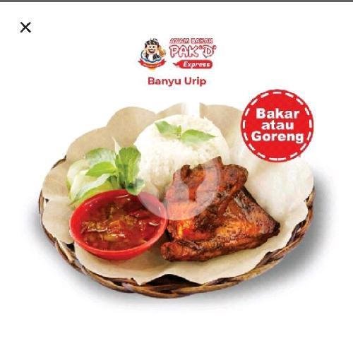 Paket Wow Mantap menu Ayam Bakar Pak D Express - Banyu Urip